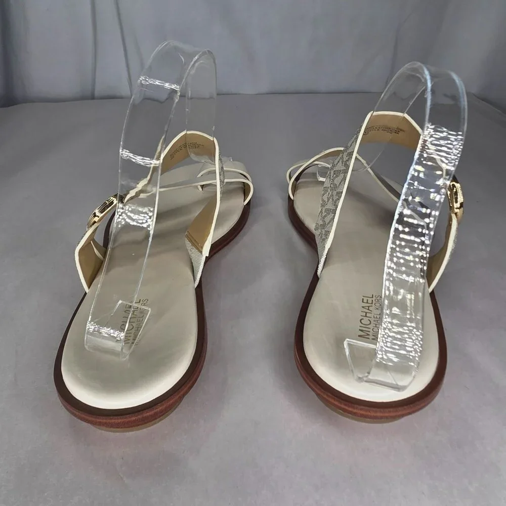 NWT Michael Kors MMK Vera Toe-Ring Slip-On Flat Sandals - Picture 4 of 7